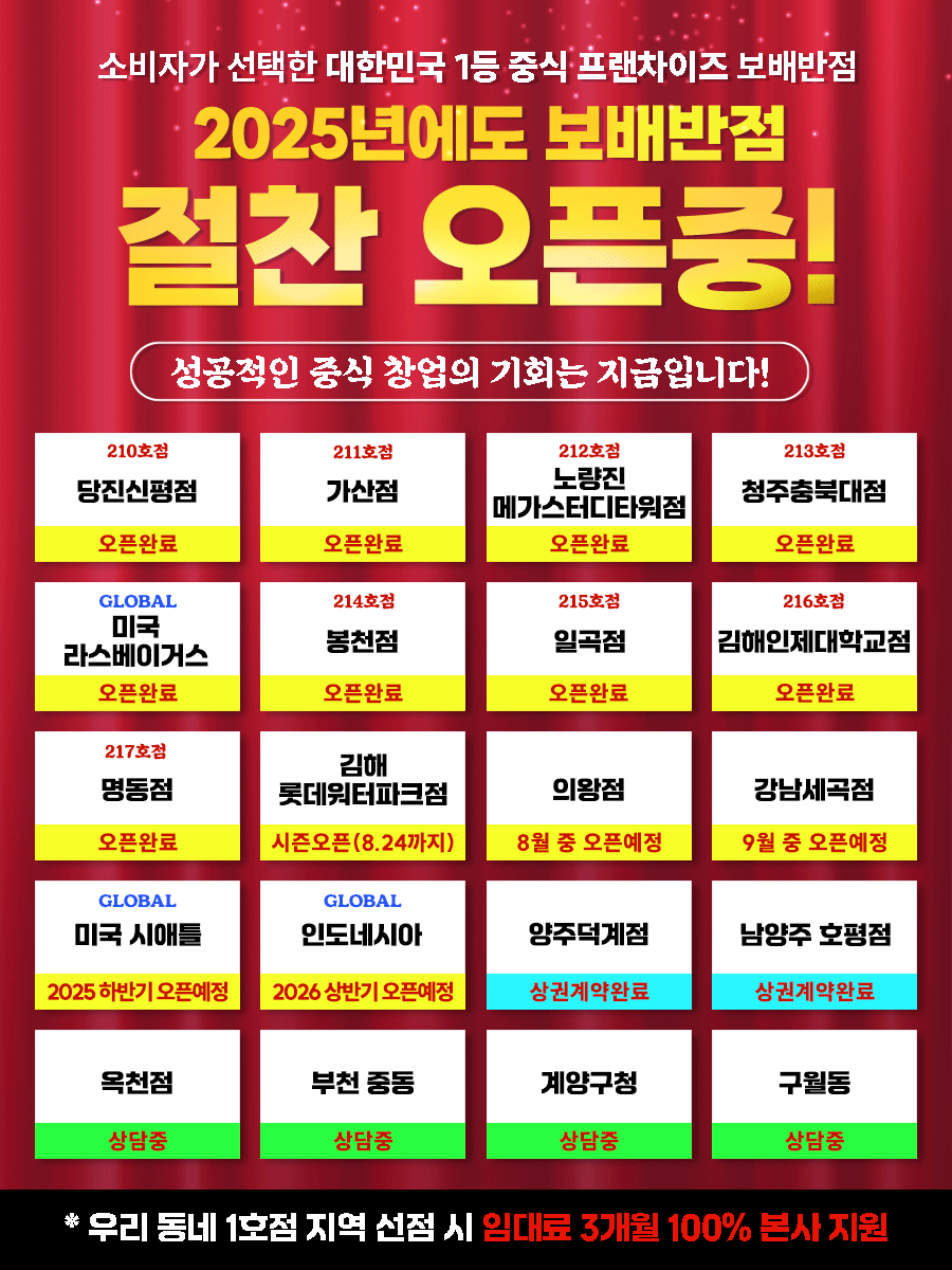 오픈현황